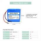 12V 12Ah 153Wh Lithium Lifepo4 Batteries 5000 cycles For RV Marine UPS