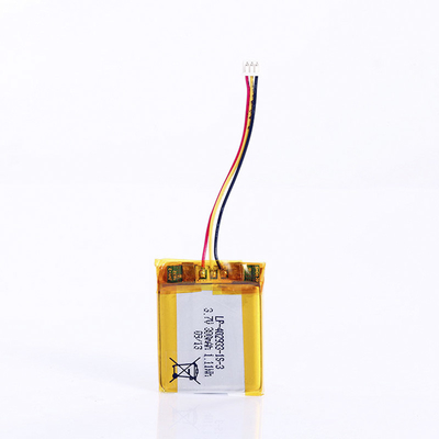3.7V 300mAh Rechargeable Lipo Battery 402933 With Molex Connector